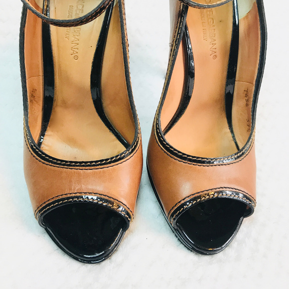 Dolce & Gabbana peep toe platform pamps - Picture 6 of 8